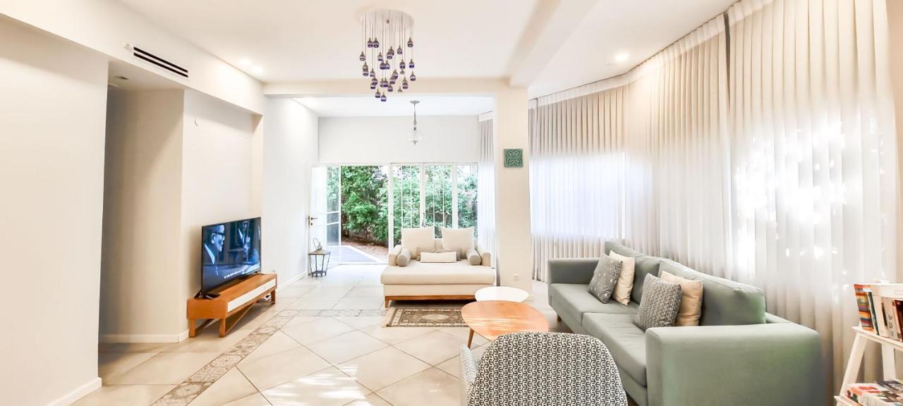 Apartemen 100 m² dengan 2 kamar tidur dan 2 kamar mandi pribadi di Pusat Kota Tel Aviv Bagian luar foto